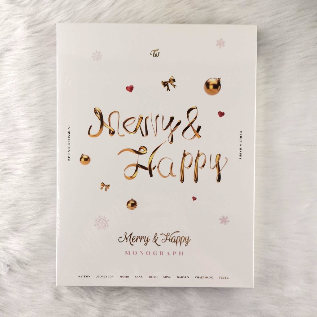 Twice Merry Happy Monograph Shopee Philippines