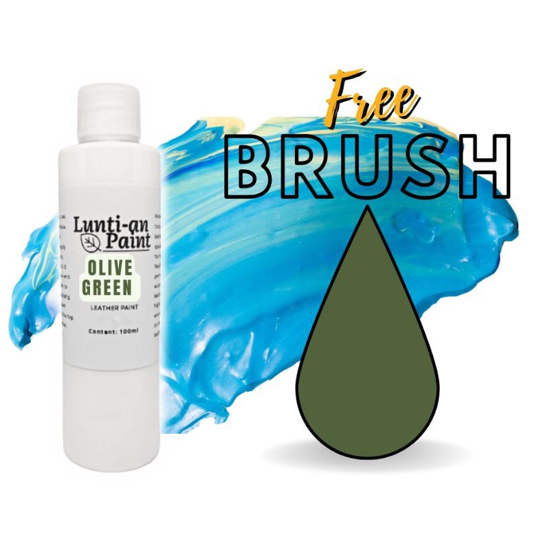 olive green shoe paint
