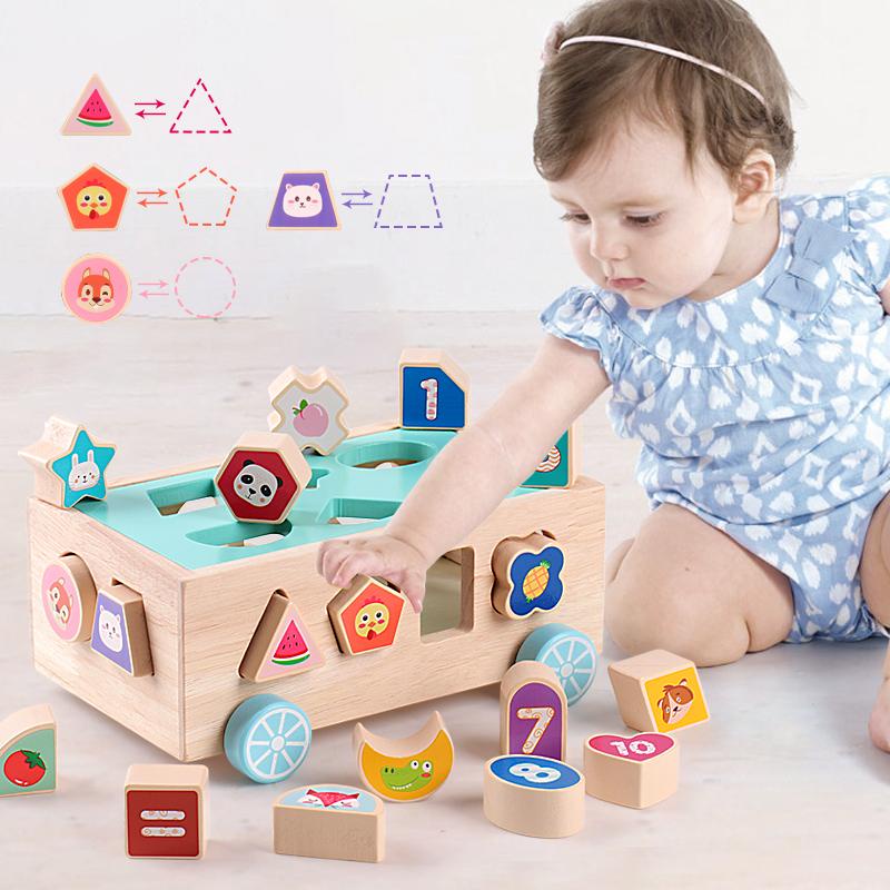 Wooden Smart Bus Shape Sorter Shopee Philippines