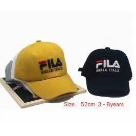 yellow fila hat