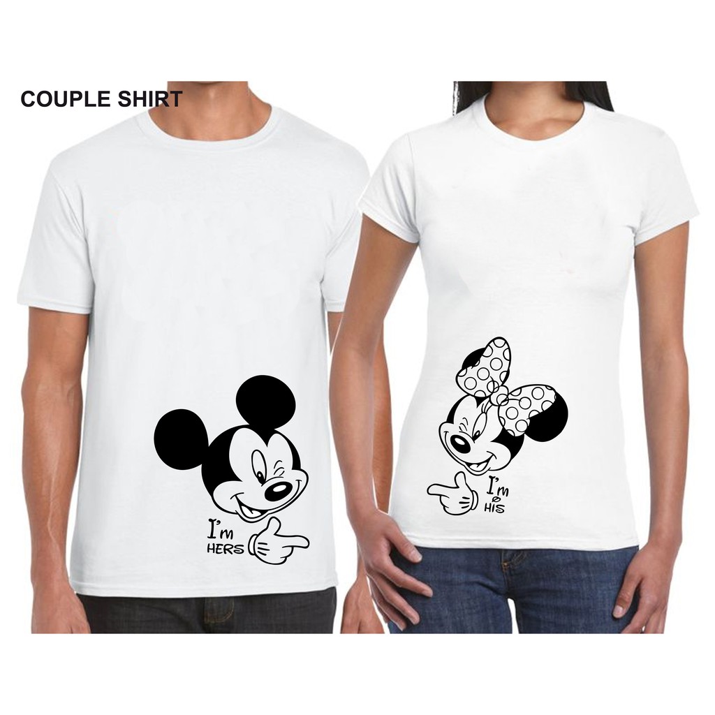 couple t shirt mickey mouse