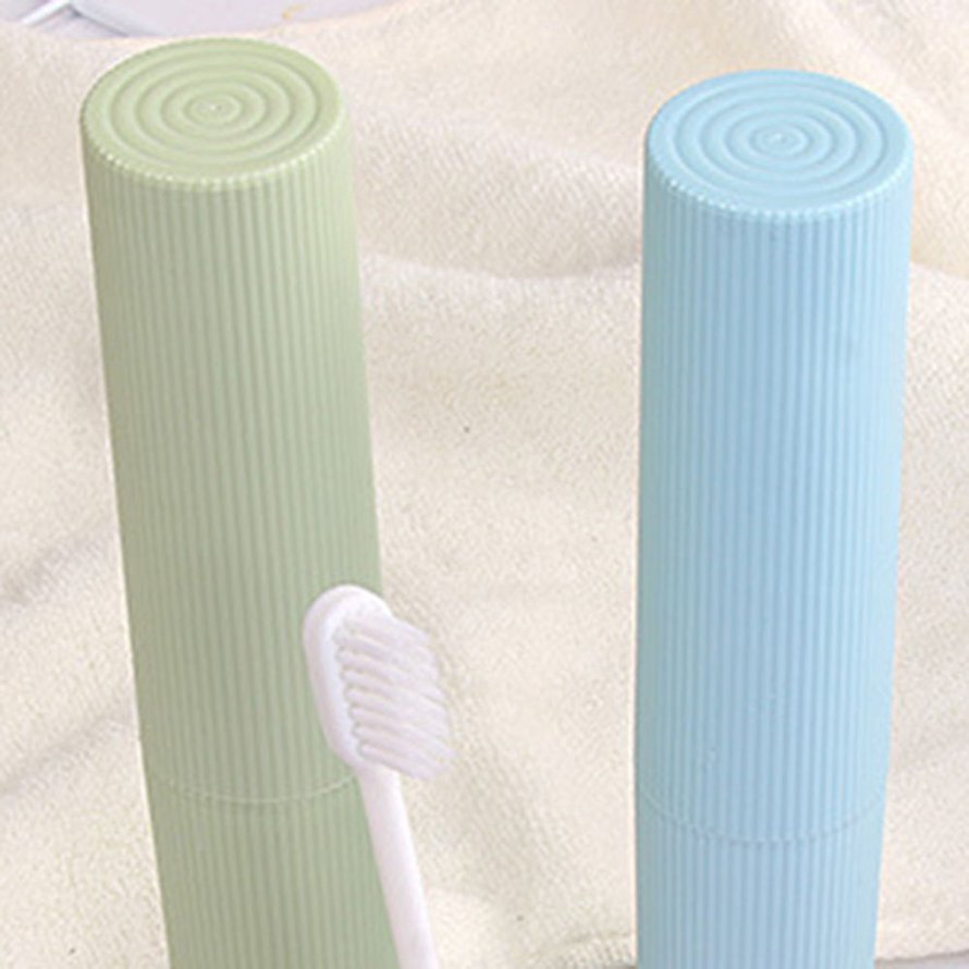 easygo Creative Toothbrush Case with Lid Bathroom Toothpaste Holder