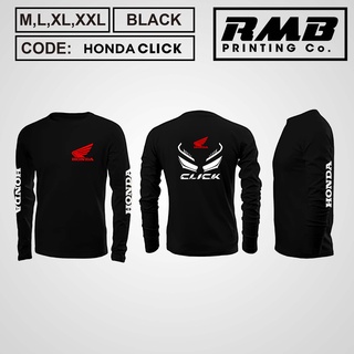 Honda click longsleeve / Black Longsleeve for riders