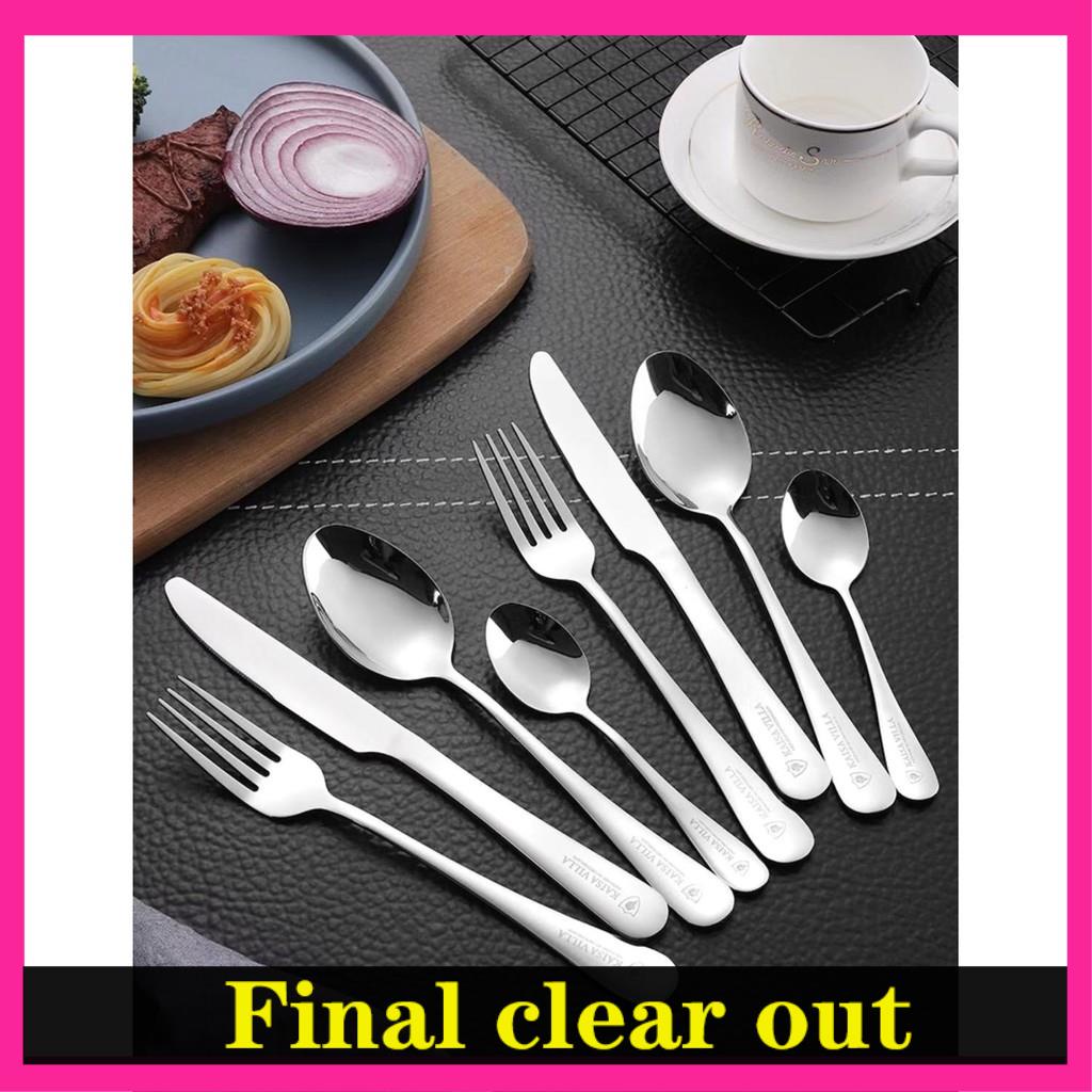 Kaisa Villa spoon and fork set cutlery set dinnerware set spoon and