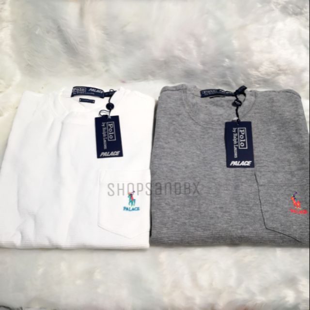 palace ralph lauren waffle tee