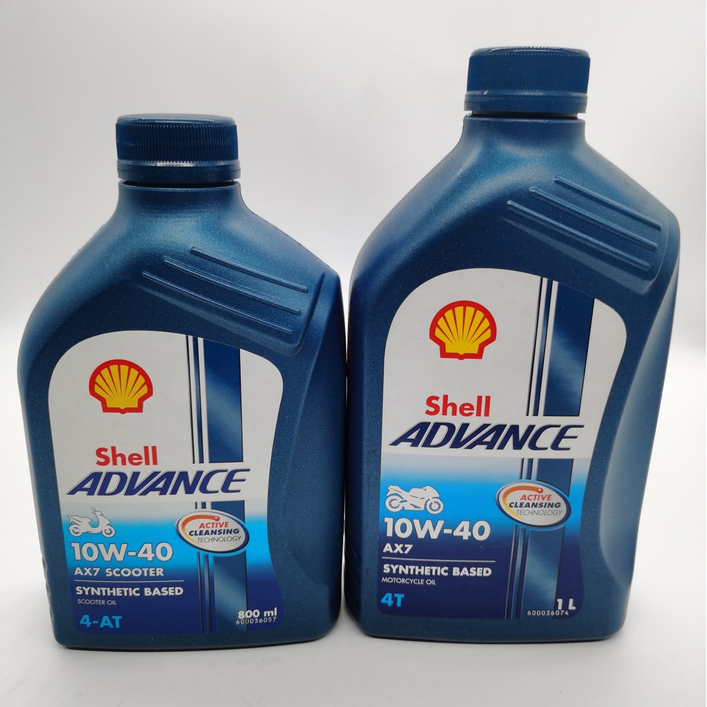 SHELL ADVANCE 10W-40 AX7 SYNTHETIC BASED | Shopee Philippines