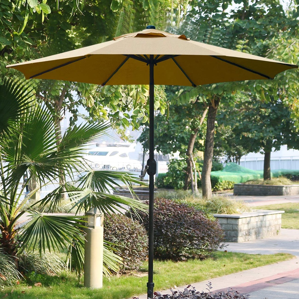 KRUZO MARKET Patio 7.5FT Outdoor Umbrella (STAND SOLD SEPARATELY