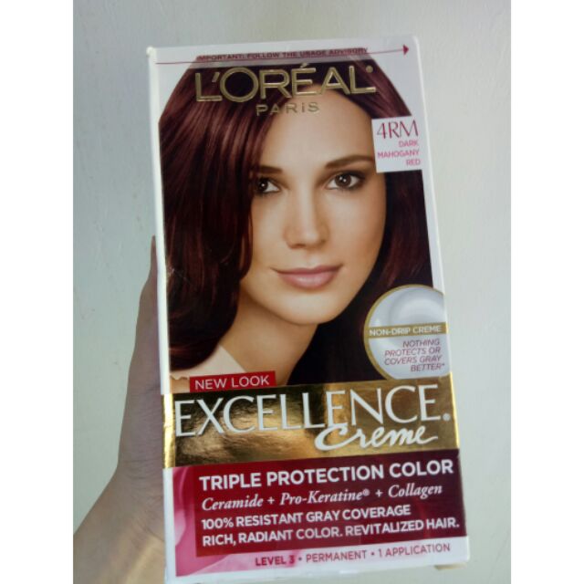 Loreal Dark Mahogany Red Hair Color