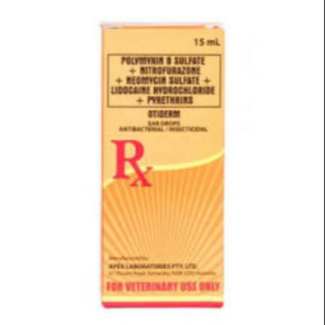 Otiderm antibacterial ear drops 15ml | Shopee Philippines