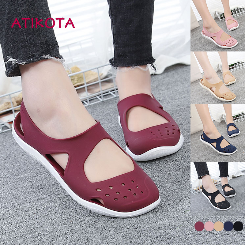 plastic shoes for ladies