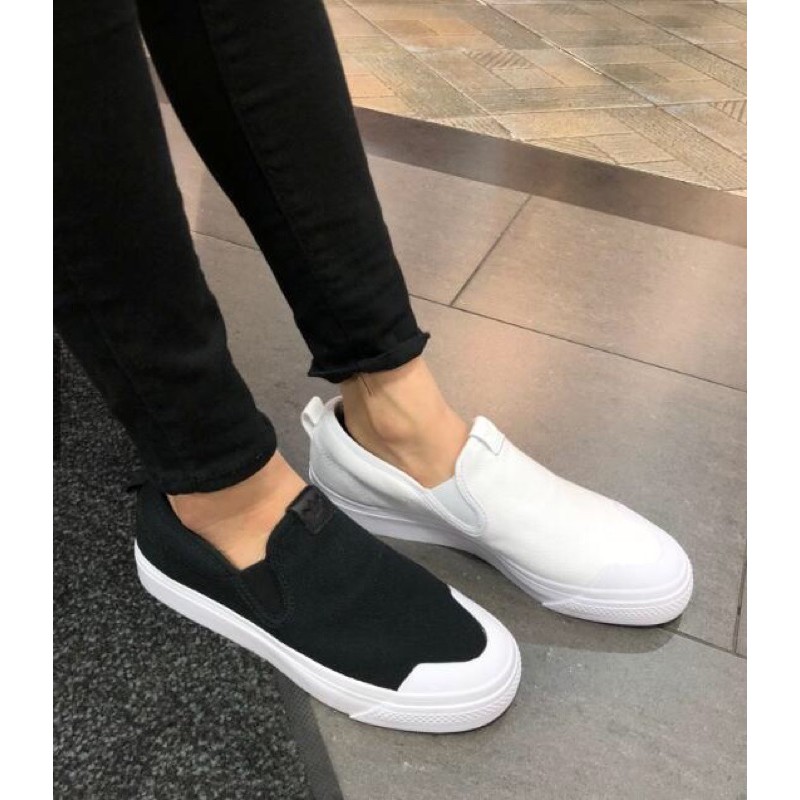 adidas nizza slip on review