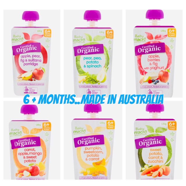 natural baby food for 6 months