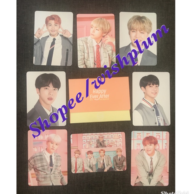 Official Bts 4th Muster Happy Ever After Photocard Set Shopee Philippines