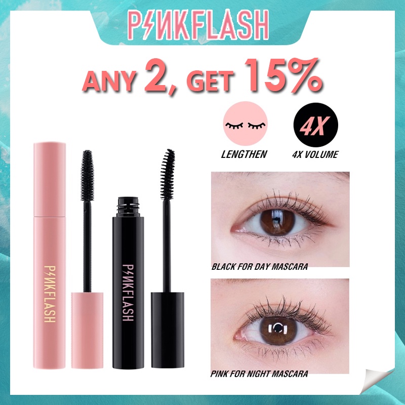 PINKFLASH OhMyWink Day & Night dense Mascara Lengthening Volume ...