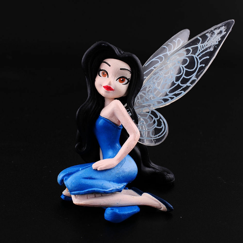7 Pcs Disney Tinker Bell Fairies Princess Figure Doll Play Cake Topper Loose New 