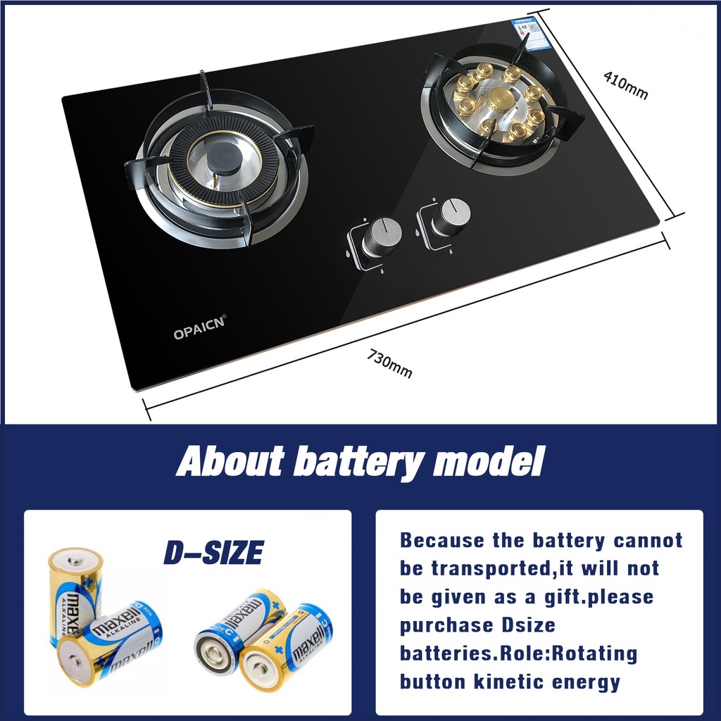 Gas Stove Rose gold clad ninechamber fierce flame cooker with flame