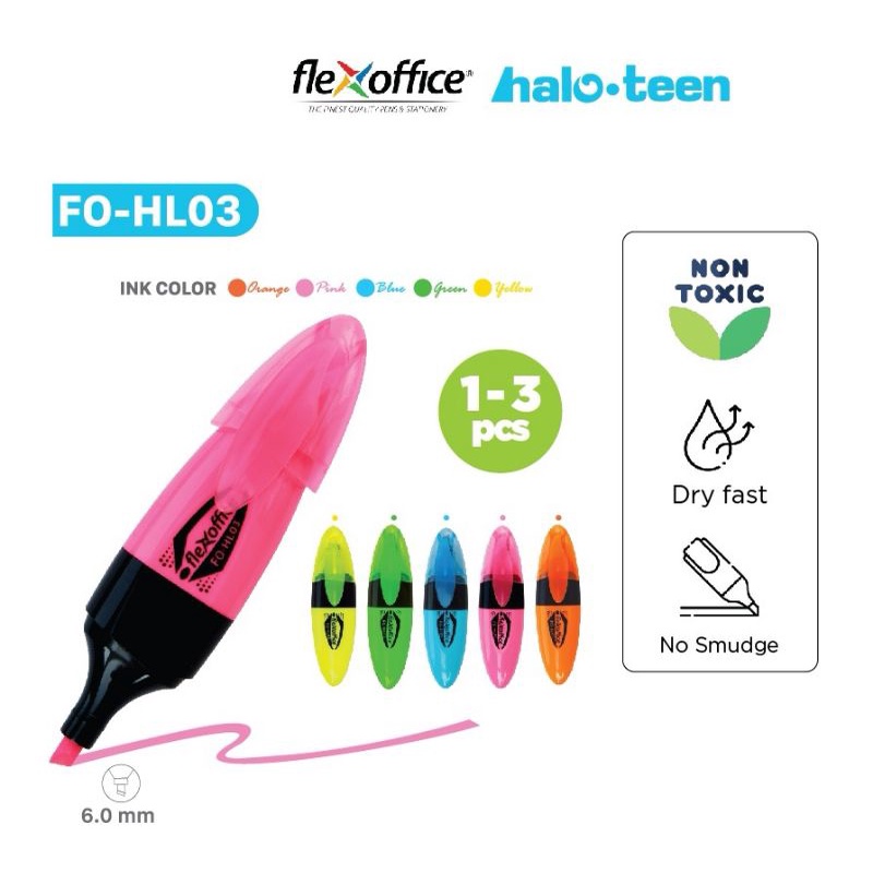 FlexOffice Highlighter Pen FOHL03 Shopee Philippines