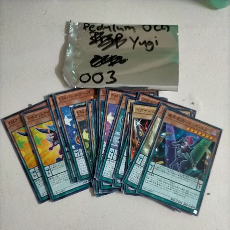 Yu Gi Oh Authentic Card Pendulum Ocg Set 003 Shopee Philippines