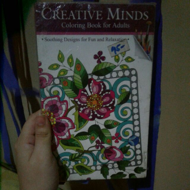 Download Creative Minds Coloring Book For Adults Shopee Philippines