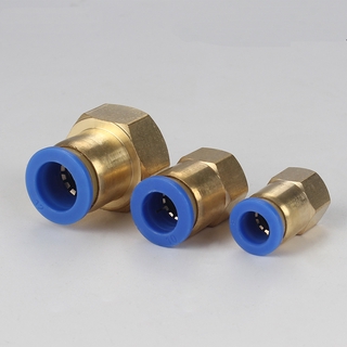 Pneumatic Quick Connector Air fitting  1/8” 3/8” 1/2” 1/4 BSPT Female Thread For  Pipe 4mm 6mm 8mm 10mm 12mm #8