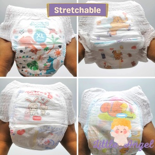 Little_Angel Korean Diapers PANTS/MAGIC TAPE RANDOM DESIGN Ultrathin M-XXXL by 26/30/50pcs