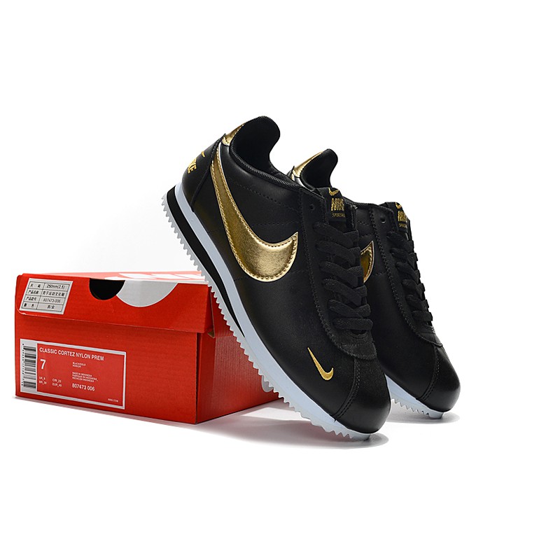 nike classic cortez embroidered sneaker