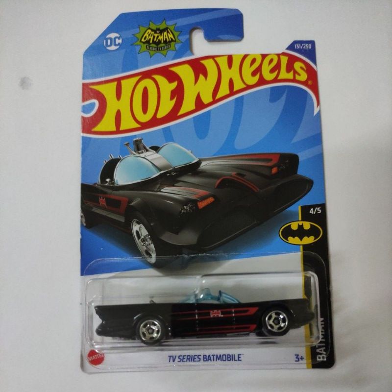 Hot Wheels Batman Classic Tv Series Batmobile Dc Comics Hw Mainline 