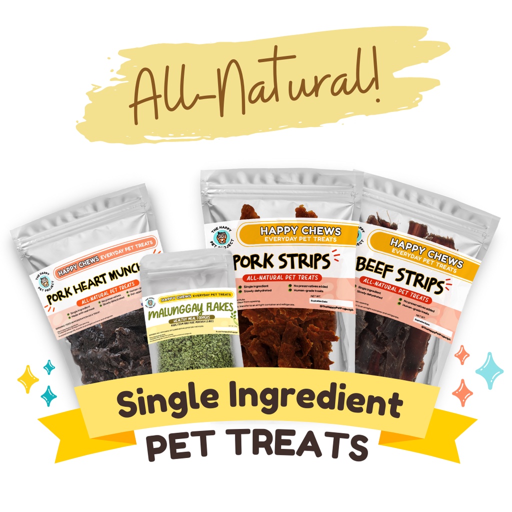 Single Ingredient Treats Bundle (Pork, Beef, Pork Heart, Moringa) Shopee Philippines