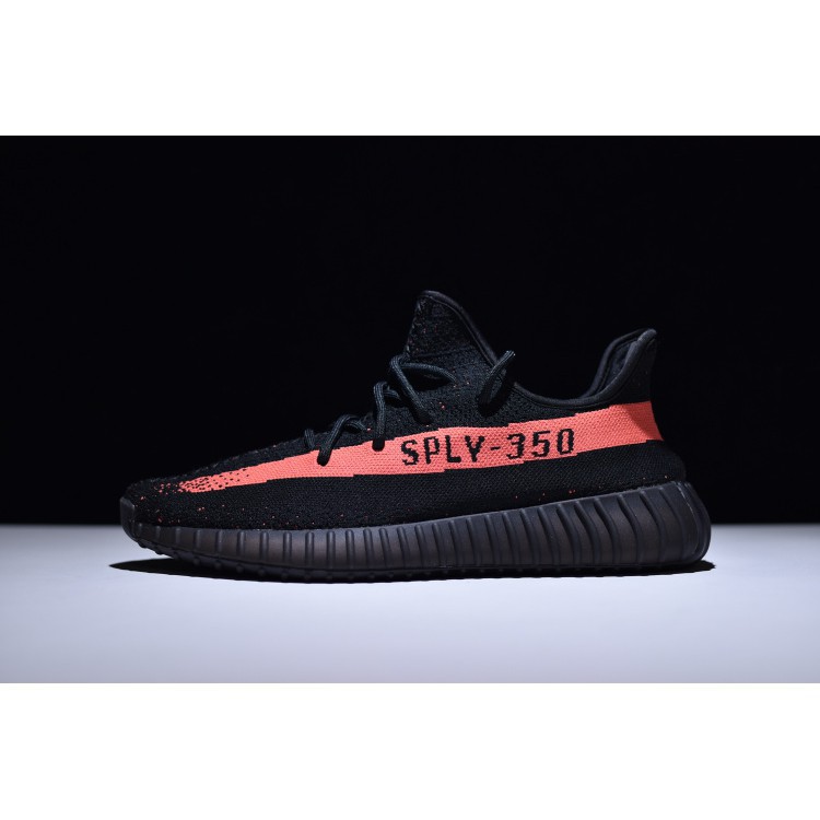 Original Adidas Yeezy Boost Splv-350 Black/Red Running Shoes | Shopee  Philippines