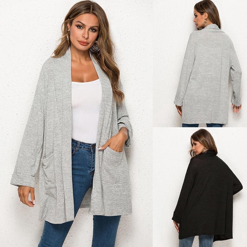 loose knit casual cardigan