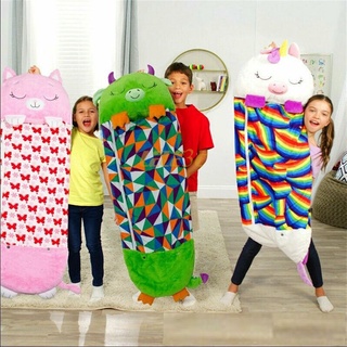 Happy Nappers Kids Cartoon Animal Sleepsacks Children Sleeping Bag Plush Doll Pillow Boys Girls Baby Birthday Gift #1