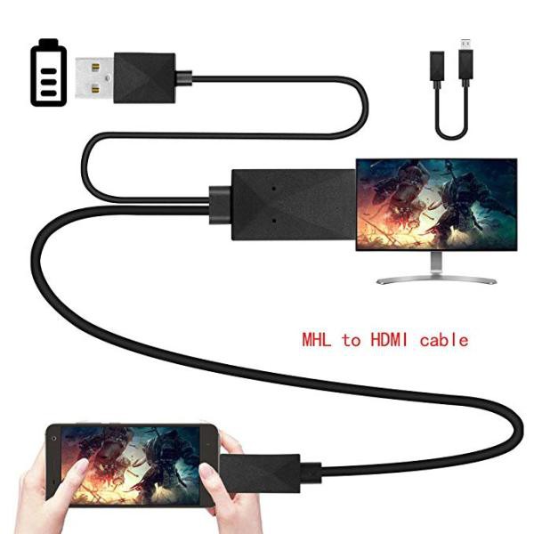 Gb 5 Pin 11 Pin Micro Usb Mhl To Hdmi 1080p Hd Tv Cable Adapter