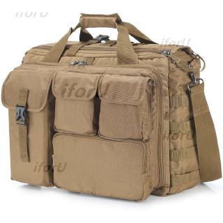 Men's Military Laptop Messenger Bag Multifunction Tactical Briefcase Computer Shoulder Handbags