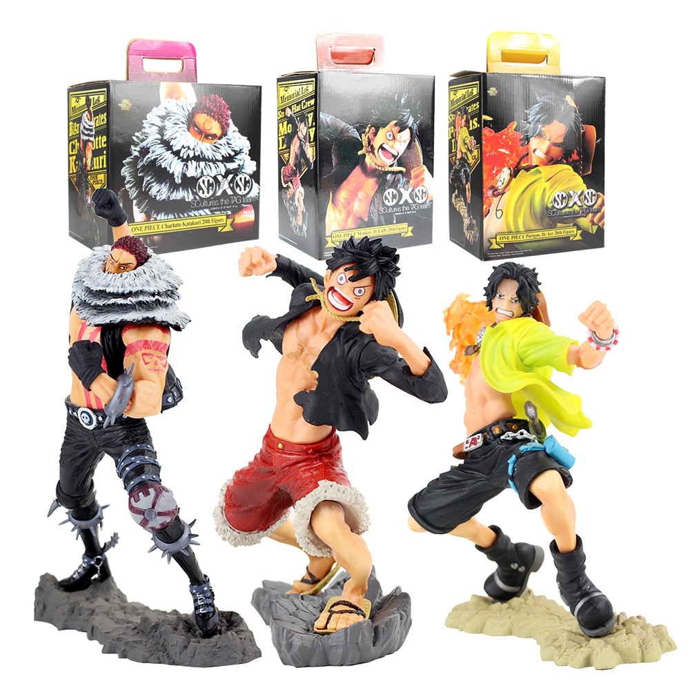 One Piece Action Figures Monkey D Luffy Portgas Ace Charlotte Katakuri Scultures Anime Model Toys Shopee Philippines - katakuri roblox