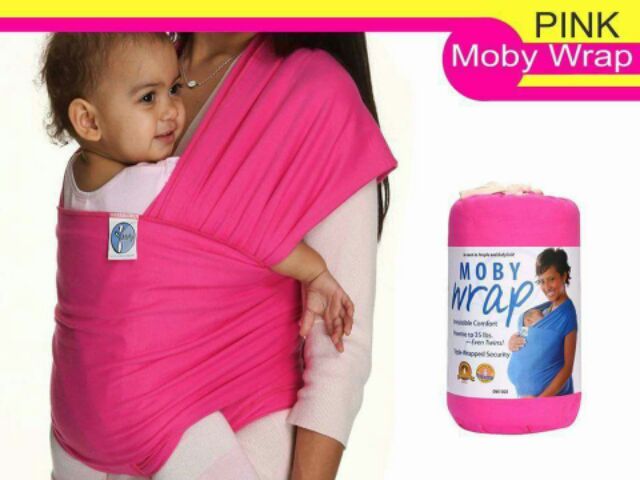 pink moby wrap