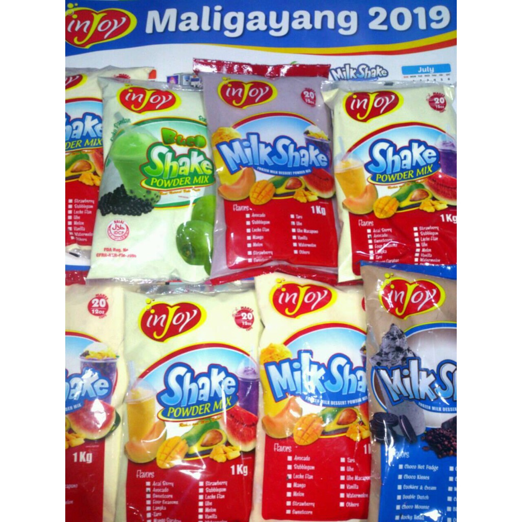 Injoy Milk Shake and Ice Candy Flavors 1kg Pack Shopee Philippines