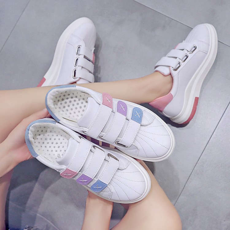 Korea Girls Rubber White Shoes Casual Students Skate Shoes Shopee Philippines