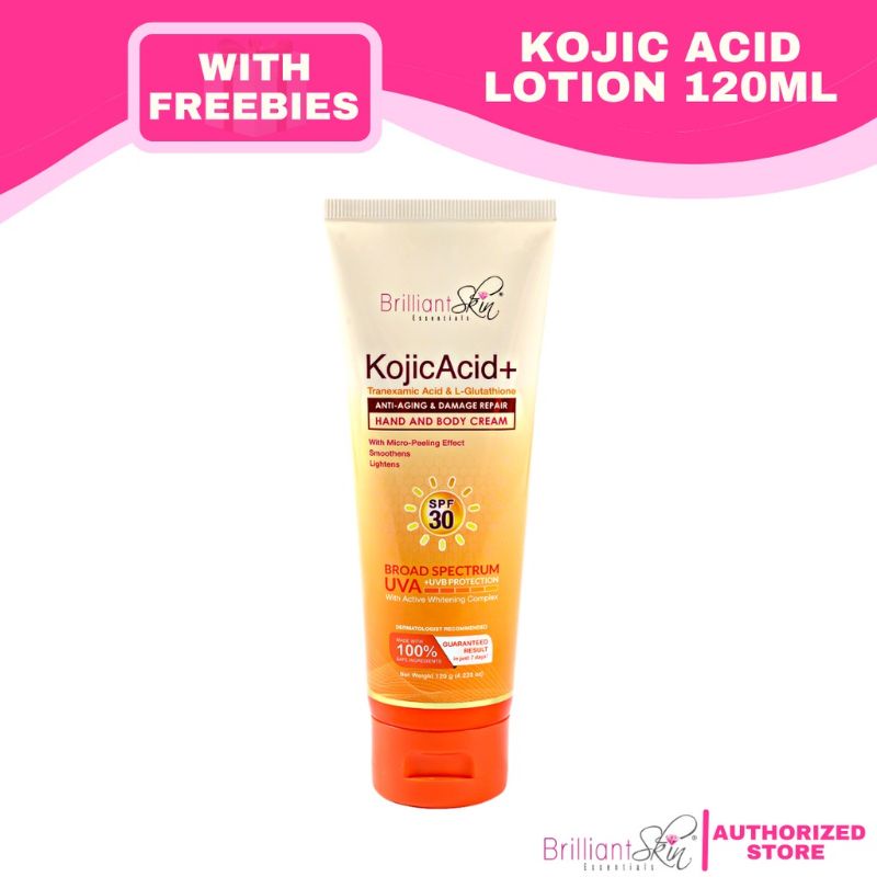 Brilliant Skin Kojic Acid Lotion with Freebie Shopee Philippines