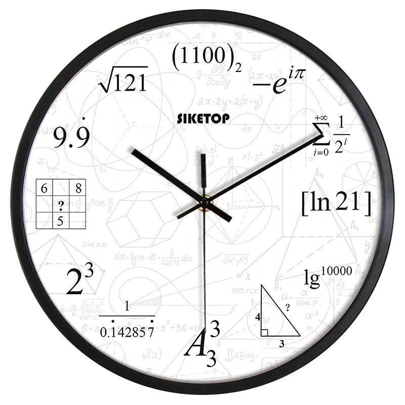 Creative original mathematics clock science tyrant number simple