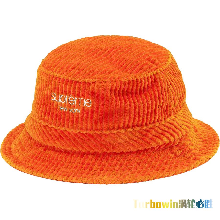 supreme wide wale corduroy hat