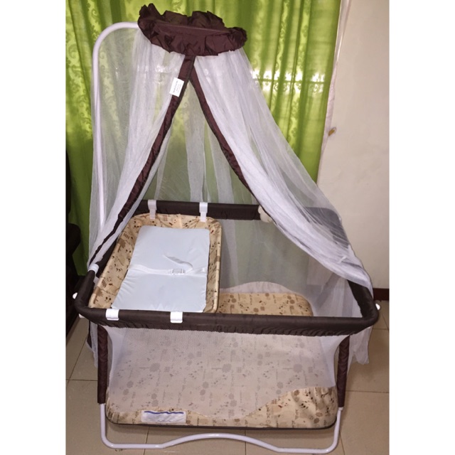 Baby Crib Set With Mosquito Net Giant Carrier Shopee Philippines