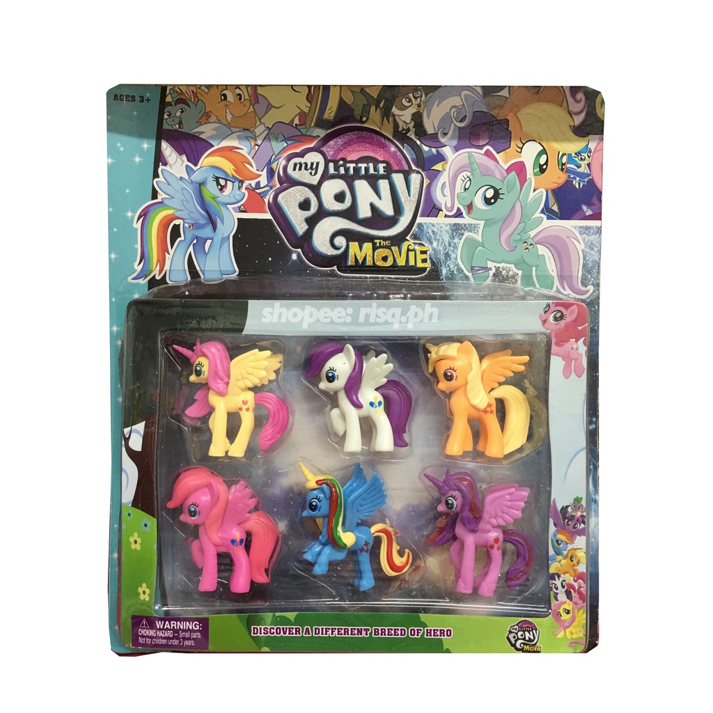 set figurine my little pony