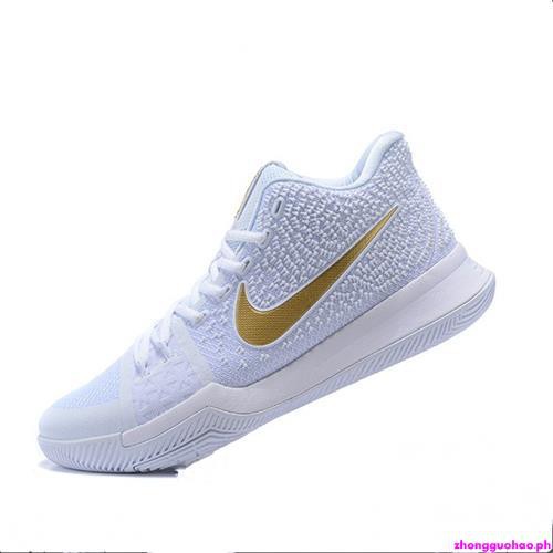 kyrie irving shoes white and silver