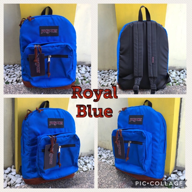royal blue jansport backpack