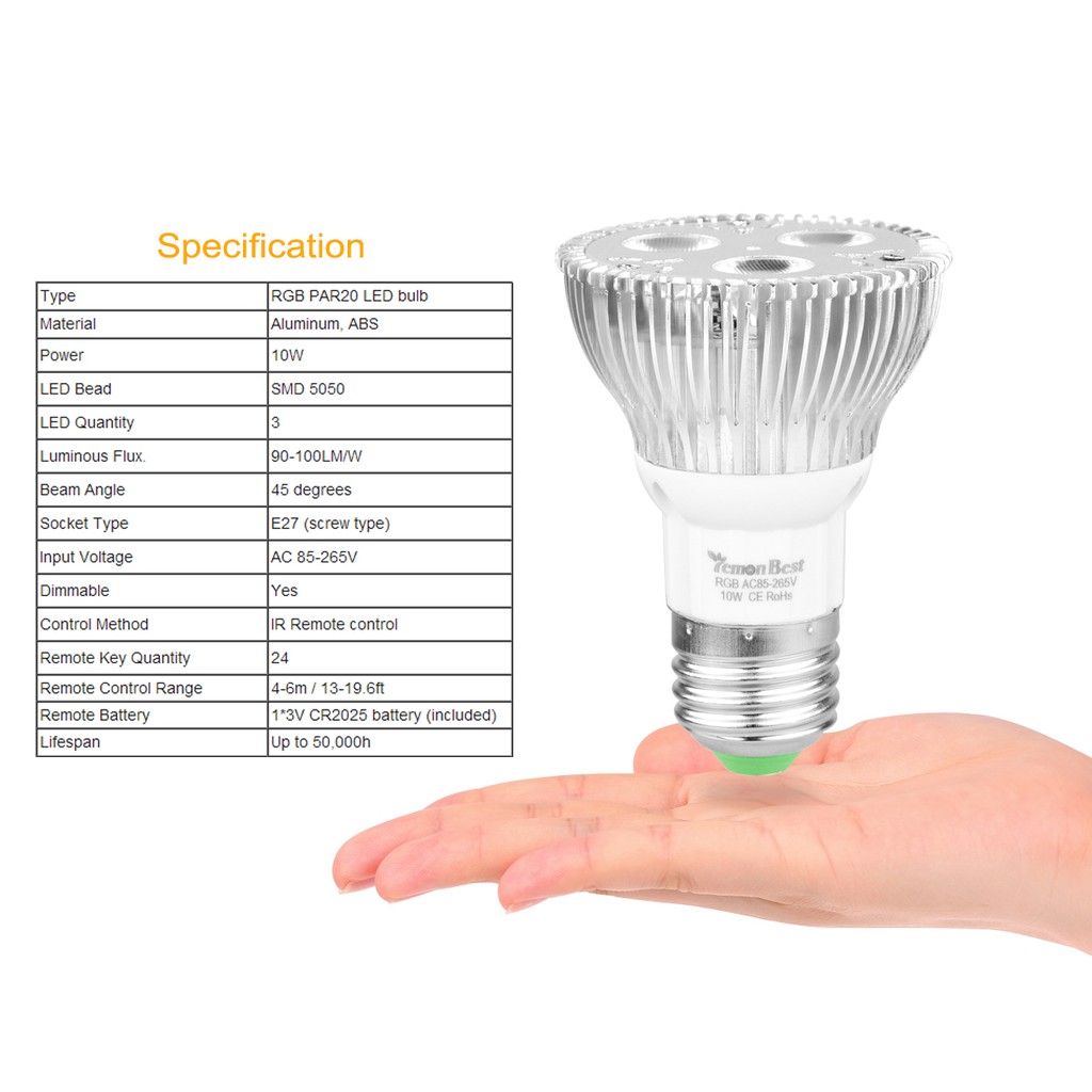 par20 led light bulb