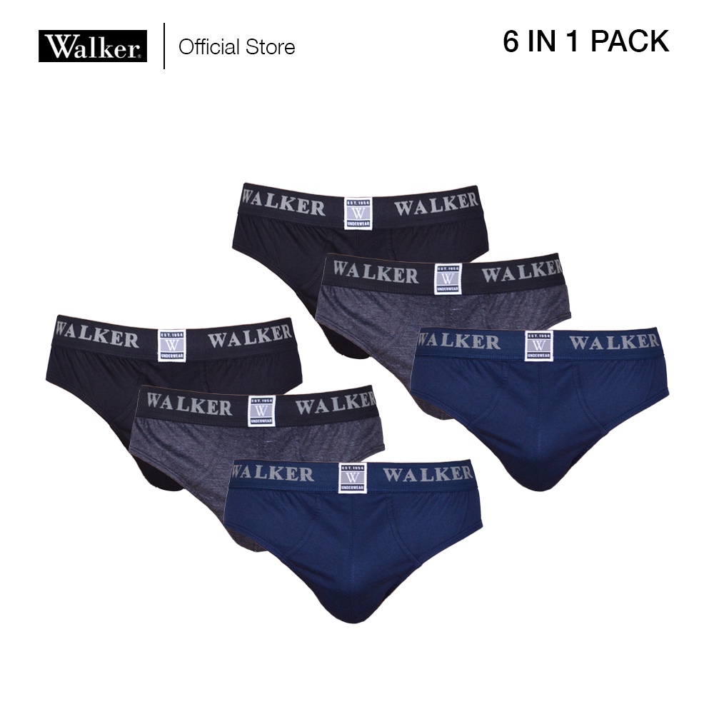 Walker Organic Cotton USA Men Signature Underwear Brief Bundle of 6 (2 ...