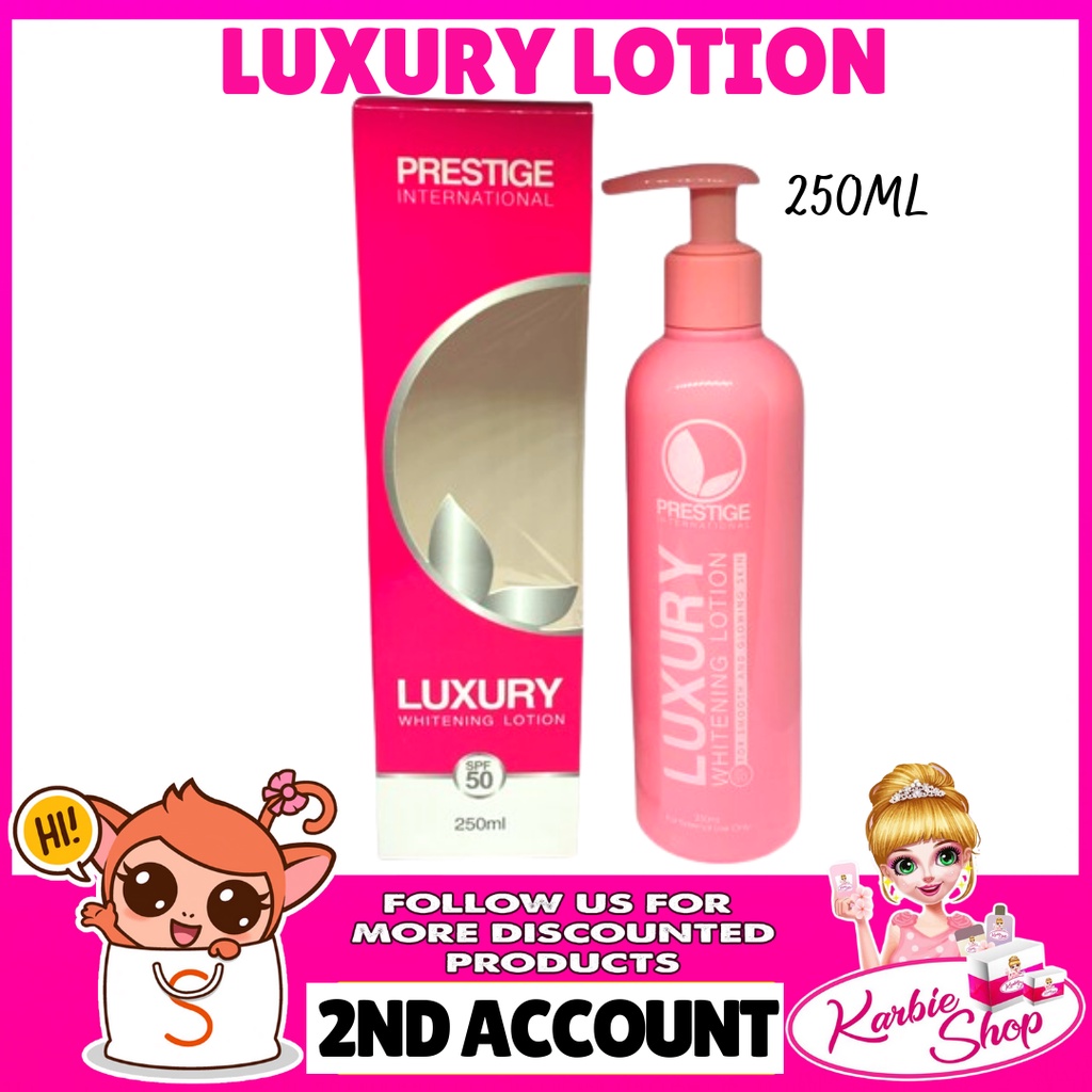 Legit Prestige Luxury Lotion spf50 250ml Shopee Philippines