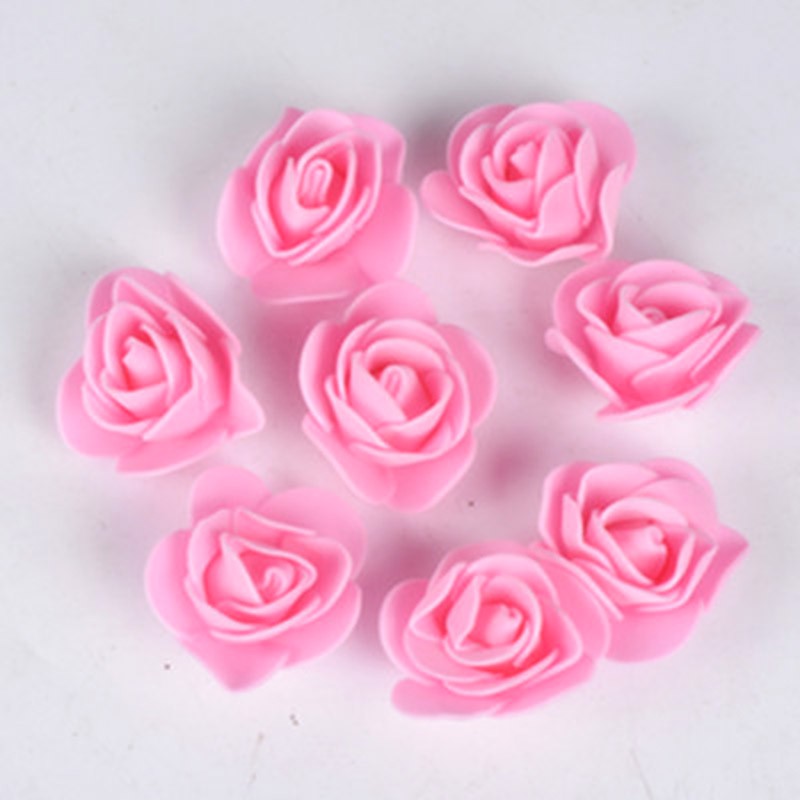500pcs Lot These Flowers Are Used To Decorate Flores Man Made Decorative Roses Head Rose Bear Weddin Shopee Philippines
