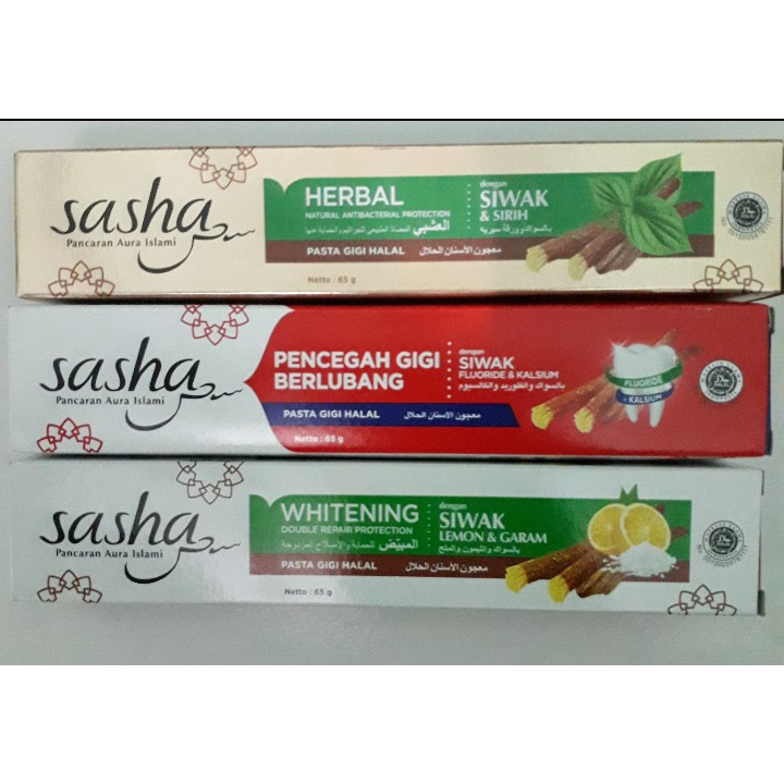 Sasha Siwak Halal Toothpaste 65 gr Shopee Philippines