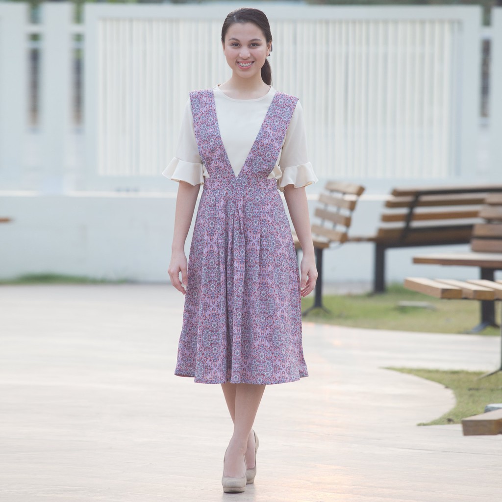 lavender jumper dress